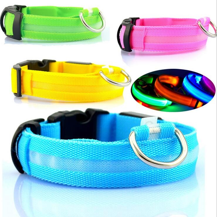 Dogs Nylon LED Collar Dogs Nylon LED Collar