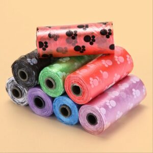 Degradable Plastic Pets Litter Bag Set