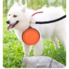 Comedero portátil plegable de silicona para mascotas
