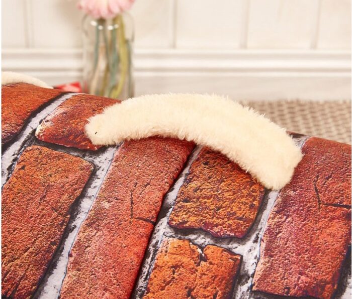 Cama cálida estampada plegable para mascotas