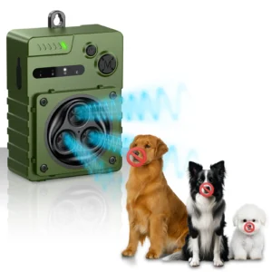 Dispositivo ultrasónico automático antiladridos para perros, recargable.